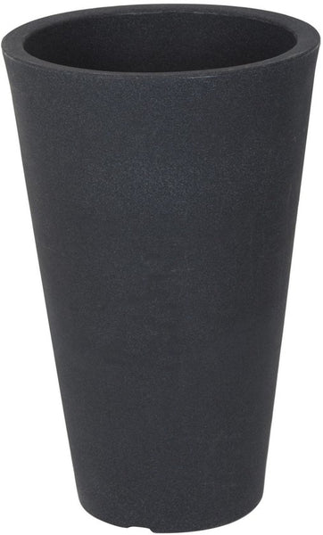 4gardenz Stone Pilaar Plantenbak Rond - 35x55 cm - Steengrijs