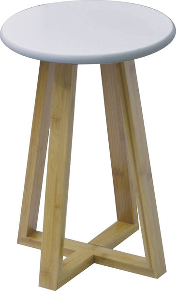 Stevige bamboe Keukenkruk Badkamerkruk 30x30x43 cm - Bruin