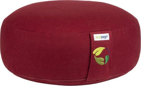 Ecoyogi meditatiekussen rond - laag (10-12cm)