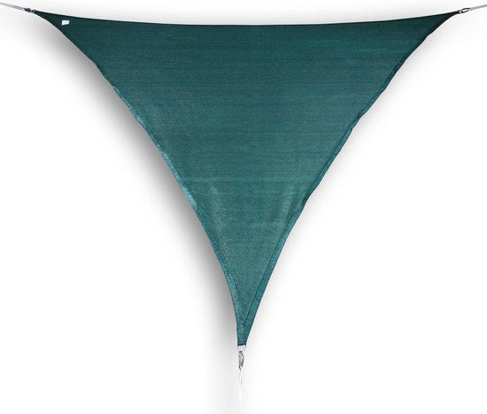 HanSe® Schaduwdoek Driehoek Waterdoorlatend m - zonnedoek Groen