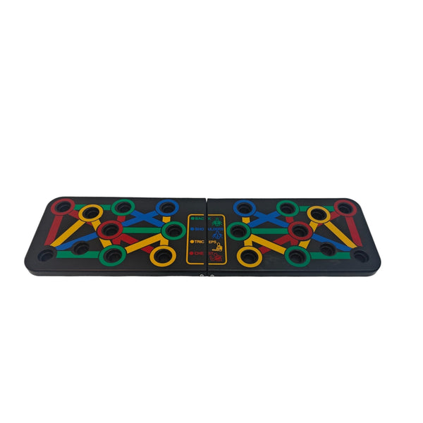 Push-up Board 14-in-1 – Multifunctioneel Fitnessbord voor Thuis en Sportschool – Opvouwbaar – Inclusief Handgrepen