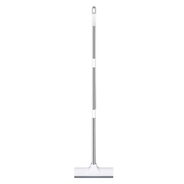 Schrobber 2 in 1 - Trekker douche - Schrobbezem - Luiwagen - Trekker - Schuurborstel - Badkamer borstel vloertrekker met steel schrobborstel - Bezem - vloerwisser badkamer - Schrobborstel Met telescopische steel