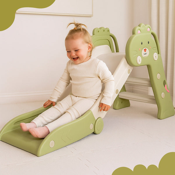 Bambini Glijbaan Groen-Wit