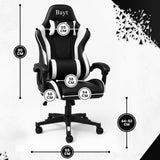 Bayt Gamingstoel Zwart-Wit
