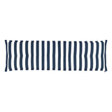 Kopu® Mila Navy Blue 180 cm - Hoogwaardig Bankkussen - Gestreept