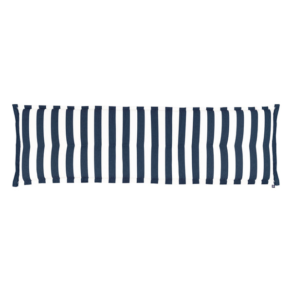 Kopu® Mila Navy Blue 180 cm - Hoogwaardig Bankkussen - Gestreept