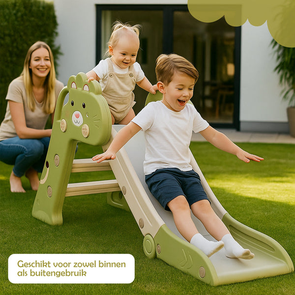 Bambini Glijbaan Groen-Wit