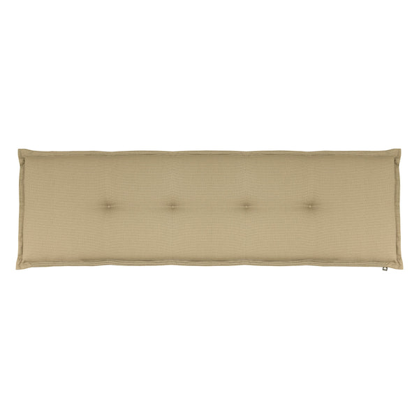 Kopu® Manchester Sand Bankkussen 180x50 cm - Zand - Hoogwaardige stof