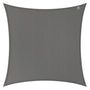 Kopu® Schaduwdoek 4x4 mtr Vierkant Waterdicht 230 gram Zonnedoek - Grijs