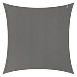 Kopu® Schaduwdoek 4x4 mtr Vierkant Waterdicht 230 gram Zonnedoek - Grijs