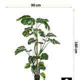 Kopu® Kunstplant Split Philodendron 180 cm - 23 bladeren - Nepplant