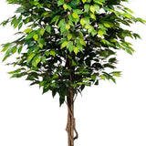 Kopu Kunstplant Ficus 180 cm - in pot - met Natuurstam