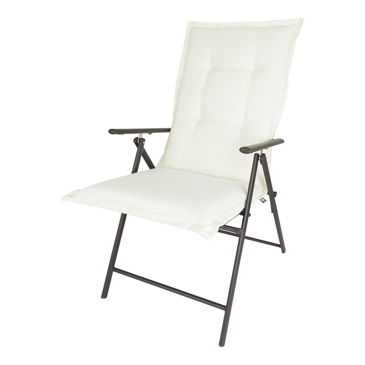 Kopu® Prisma Ivory - Comfortabel Tuinkussen met Hoge Rug - Wit