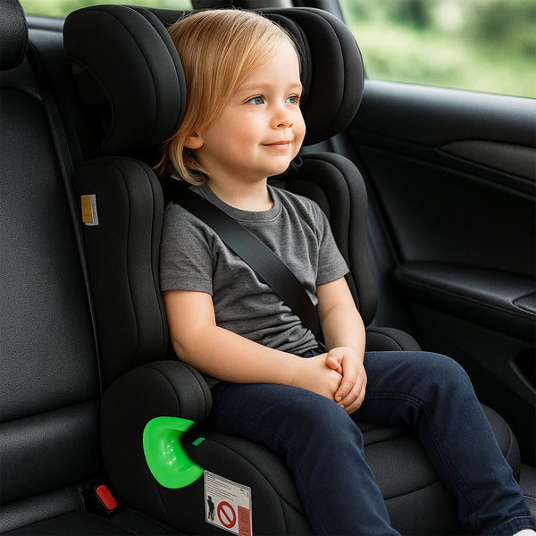 Oemmie Autostoel Zwart-Groen