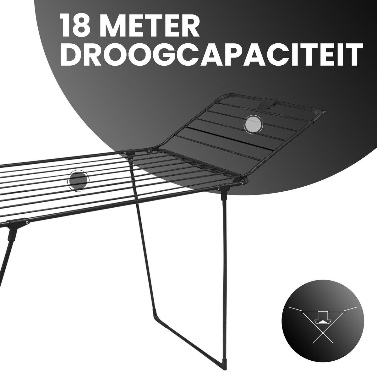 Vonia Wasrek met Vleugels - Zwart