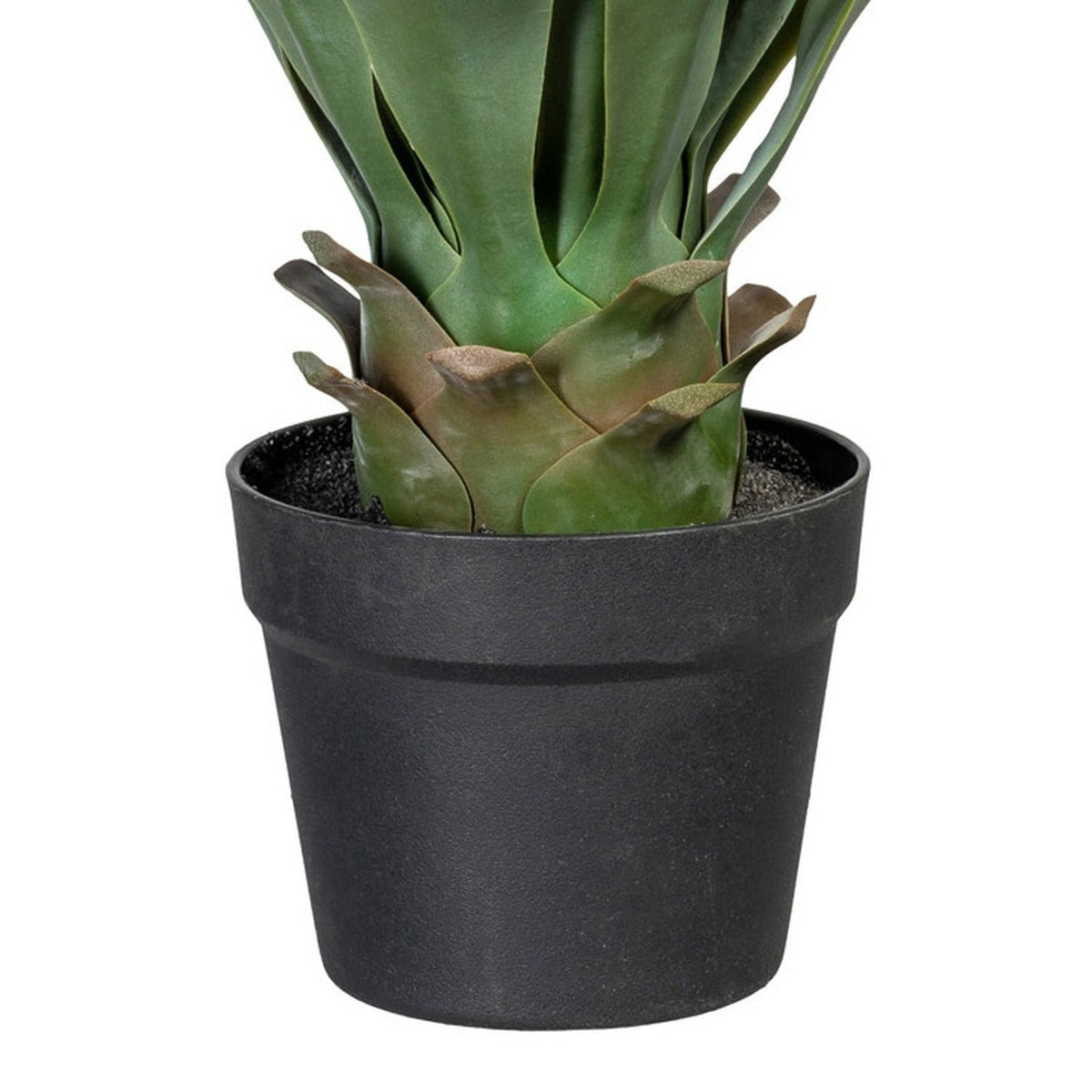 Kopu® Kunstplant Agave 57 cm in zwarte Pot - 25 bladeren - Nepplant