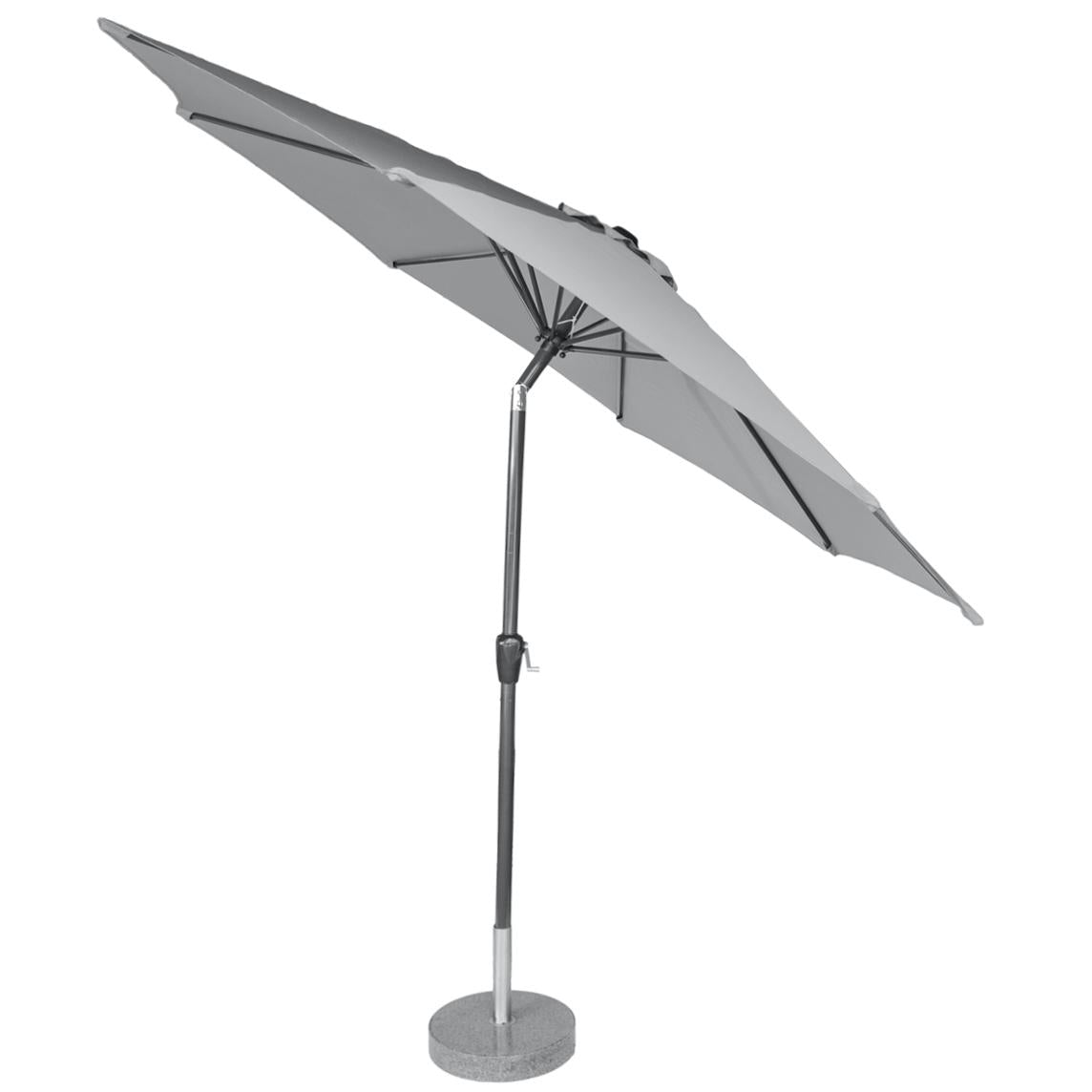 Kopu® Calma Parasolset Rond 300 cm met Hoes - Lichtgrijs