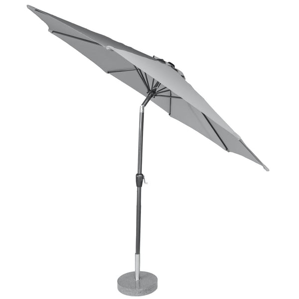 Kopu® Calma Parasolset Rond 300 cm met Hoes en Voet - Lichtgrijs (Copy)