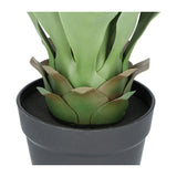 Kopu® Kunstplant Agave 57 cm in zwarte Pot - 25 bladeren - Nepplant