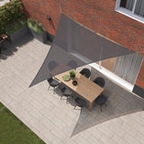 Kopu® Schaduwdoek Driehoek 3,6 mtr - 280 grams Waterdoorlatend - Grijs