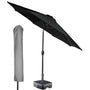 Kopu® Calma Parasolset Rond 300 cm met Hoes - Zwart