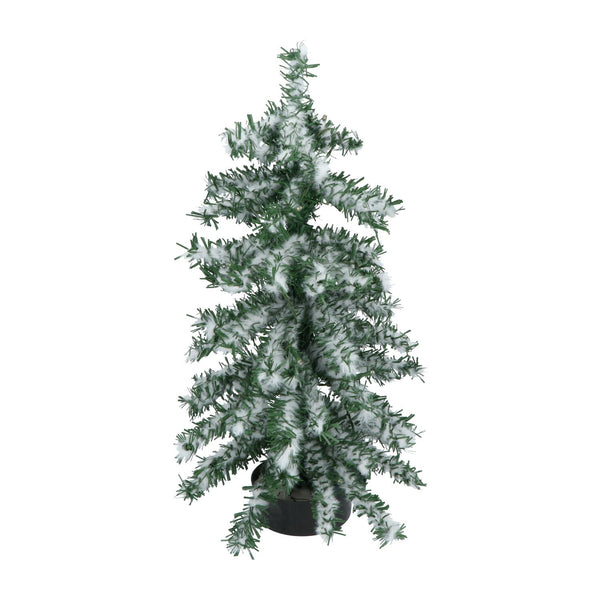 Excellent Trees® Valbo Mini Kerstboom 50 cm met batterij verlichting en Sneeuw - Kunstkerstboom met 72 Lampjes