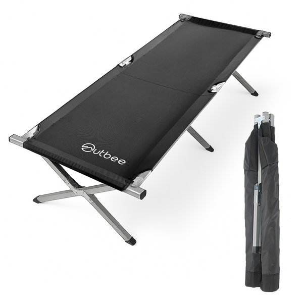Outbee - Kampeerbed Zwart