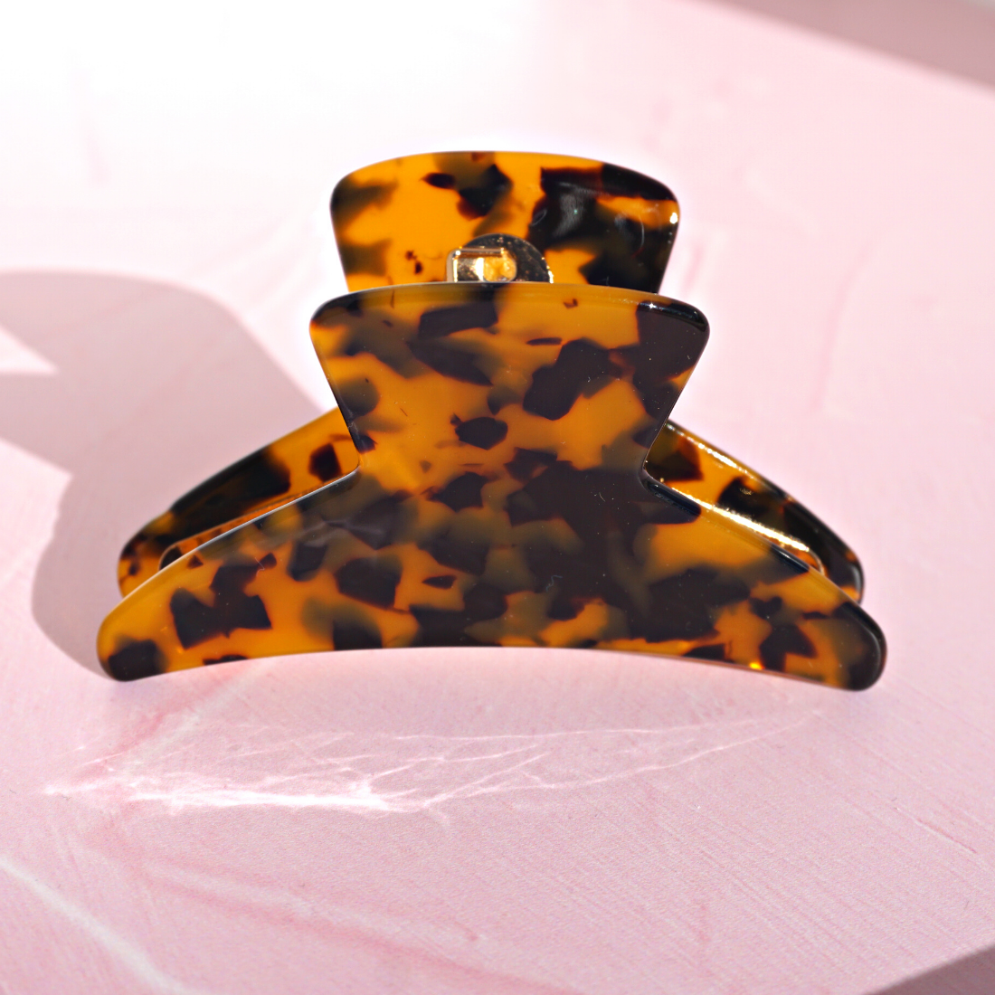 Claw Haar Clip Stevige Hold| Haarklem Klein voor dun/normaal haar | Haarspeld | Haarclip klein | Kleur: Donker Bruin
