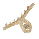 Claw Haar Clip Twist | Haarklem Klein voor dun/normaal haar | Haarspeld | Haarclip klein | Kleur: Wit