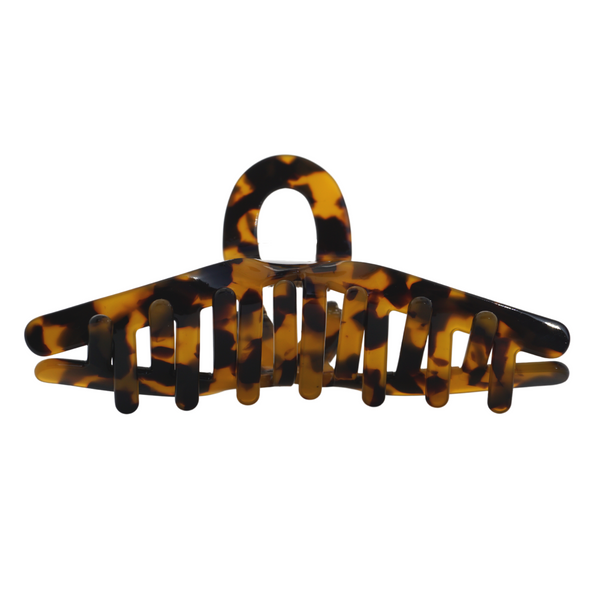 Claw Haar Clip Twist | Haarklem Klein voor dun/normaal haar | Haarspeld | Haarclip klein | Kleur: Donker Bruin