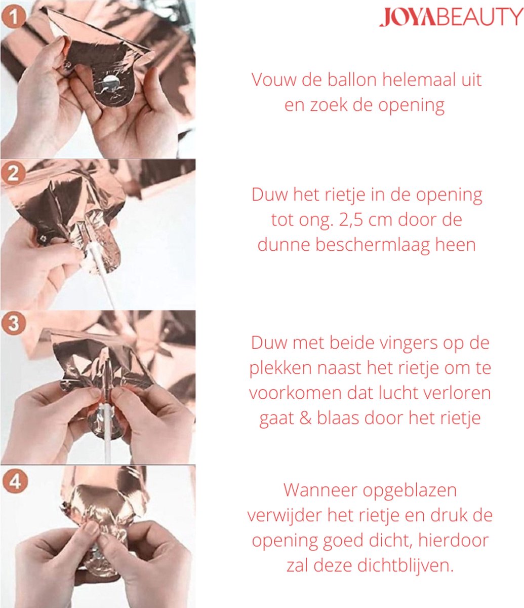 Rose Goud Verjaardag Versiering 79 stuks