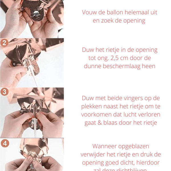 Rose Goud Verjaardag Versiering 79 stuks