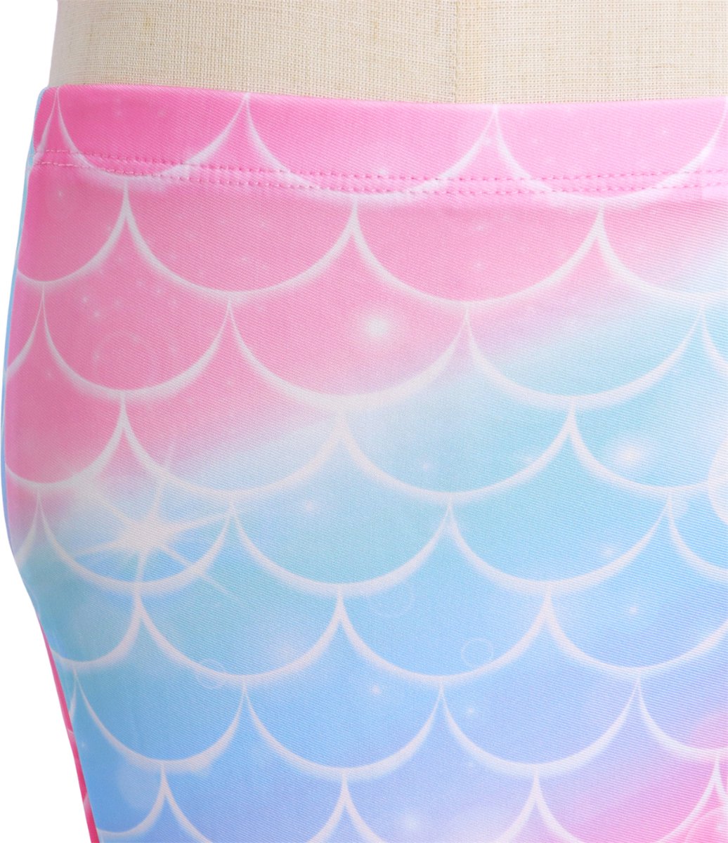 Zeemeerminstaart met bikini verkleed set Regenboog Kleuren met MONOVIN