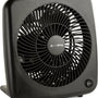 Tafelventilator - Zwart - Ventilator met 2 snelheidsstanden 35 dB - Bureau ventilator 18 cm diameter