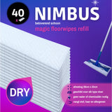 NIMBUS Magic Floorwipes Refill (40x) - Droge Vloerdoekjes - Geschikt voor Swiffer
