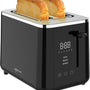 Broodrooster - Extra Breed voor Dik Brood - 6 Warmtestanden - Toaster 920W - Zwart - Safecourt Kitchen