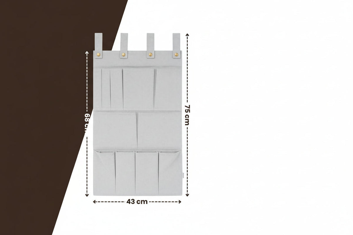 Multifunctionele Hangende Organizer – Grijs – 11 Vakken – Opbergen met Stijl & Gemak