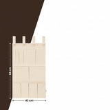 Multifunctionele Hangende Organizer – Creme – 11 Vakken – Opbergen met Stijl & Gemak