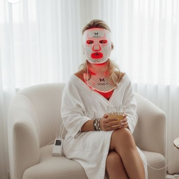 LED Face Mask + Halsmasker