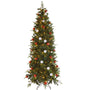 Kerstboom met Versiering Easy Set Up Tree® LED Avik Red 210 cm - 310 Lampjes