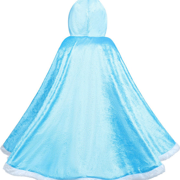 Luxe Verkleed Cape Winter Blauw