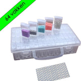 Diamond Painting Opbergdoos 64 vakjes - Inclusief Stickervel