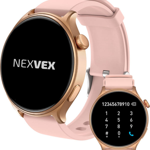 Nexvex® Ultra 2X Smartwatch voor Dames - Sporthorloge met Belfunctie - Meditatie - Bloeddrukmeter - Stappenteller - Sport Horloge - Hartslagmeter - Smart Watch Saturatiemeter - Bluetooth Activity Trac