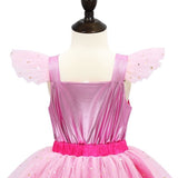 Luxe Barbie Prinsessenjurk Metallic Roze