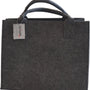 Boodschappentas Vilt - Zwart - 35 x 20 x 28 cm - Vilten tas - Stevige tas - Goodiebag - Shopper - Handtas