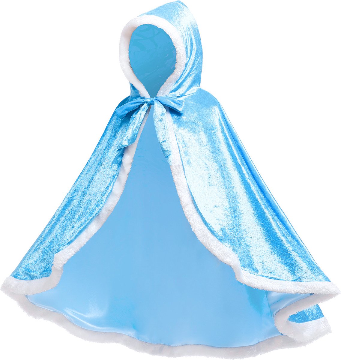 Luxe Verkleed Cape Winter Blauw