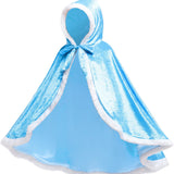 Luxe Verkleed Cape Winter Blauw
