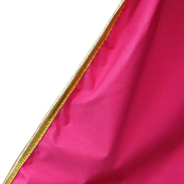 Metallic Superheldin Verkleedjurk met cape en kroon Roze & Paars