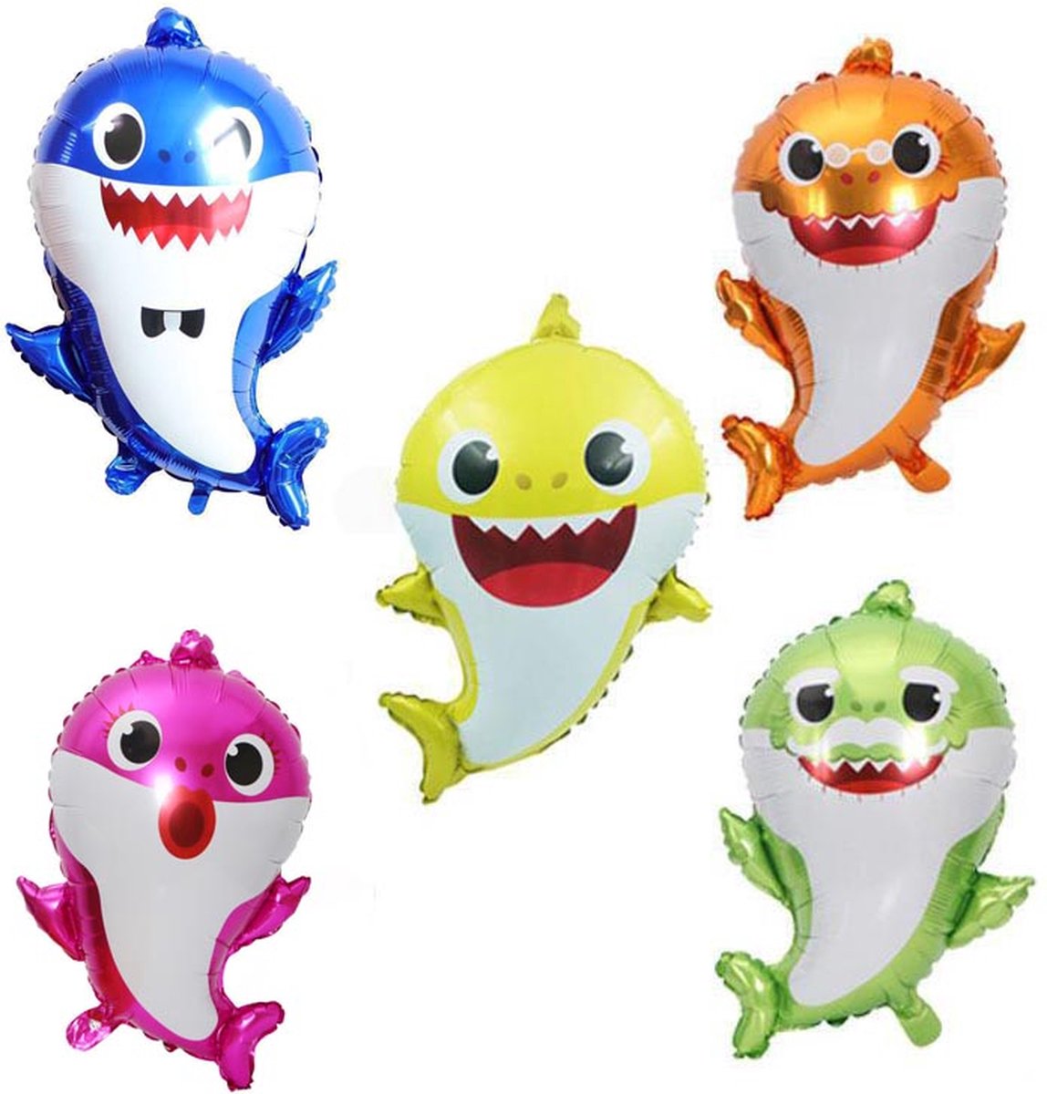 Shark Kinder Verjaardag Versiering 128 stuks