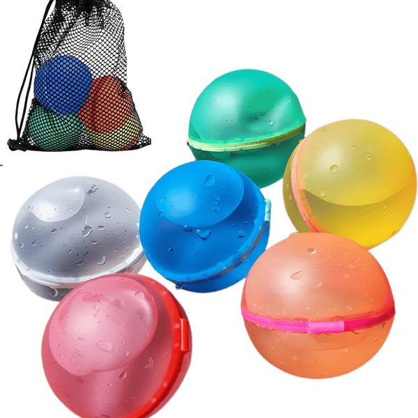 Toylandia Herbruikbare Waterballonnen - Set van 6 - Magnetisch - Milieuvriendelijk - Voor Kinderen en Volwassenen